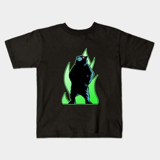 A posing bear Kids T-Shirt